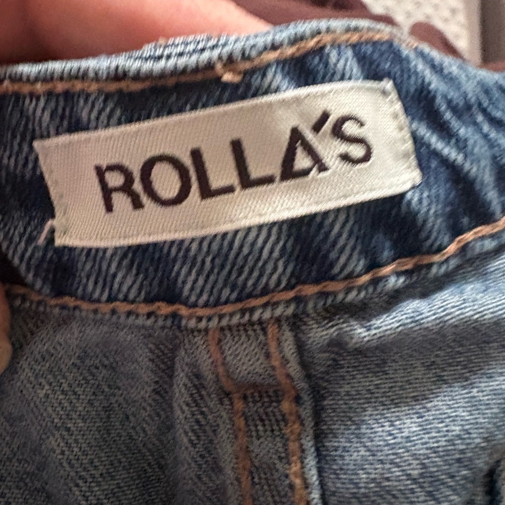 Rolla's Chicago denim maxi skirt in blue. size 28 - Picture 7 of 8